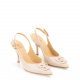 Fabi Women's open heel pumps - look 2