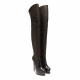 Casadei Women's Leather Knee High Boots FLORA - look 2
