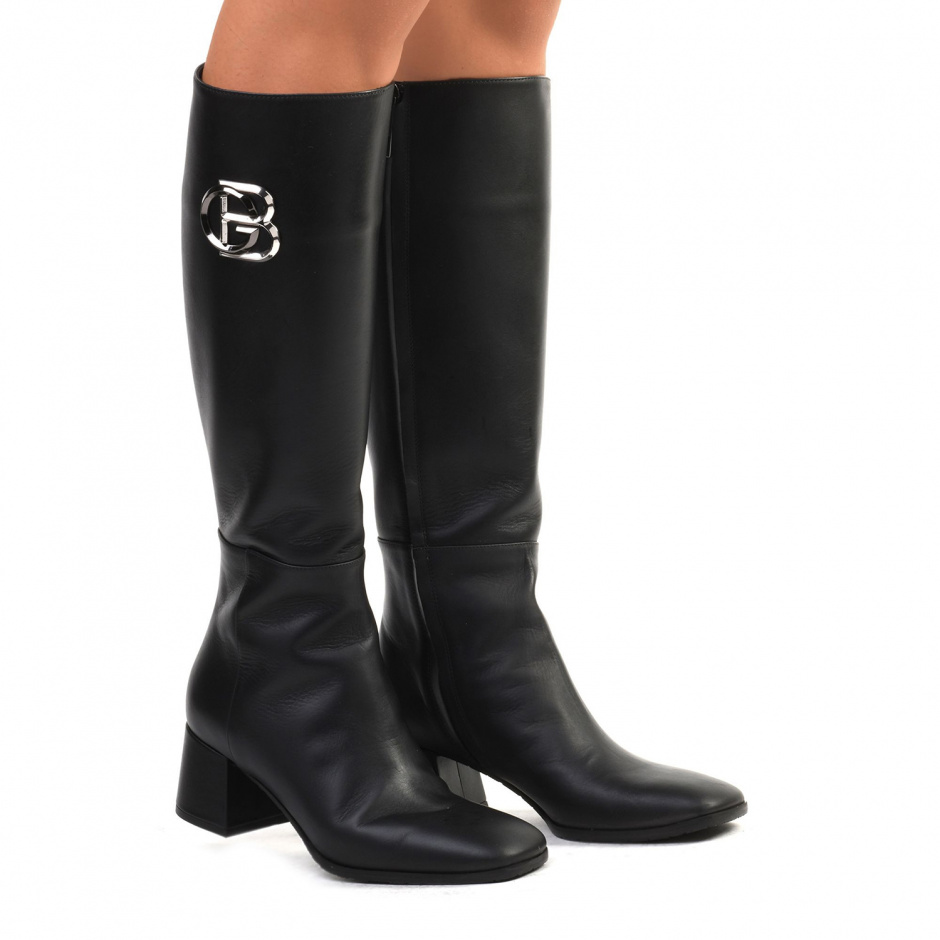 Baldinini Black boots - look 2