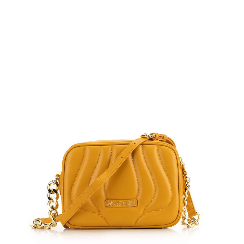 Ermanno Scervino Women's Yellow Handbag - look 3
