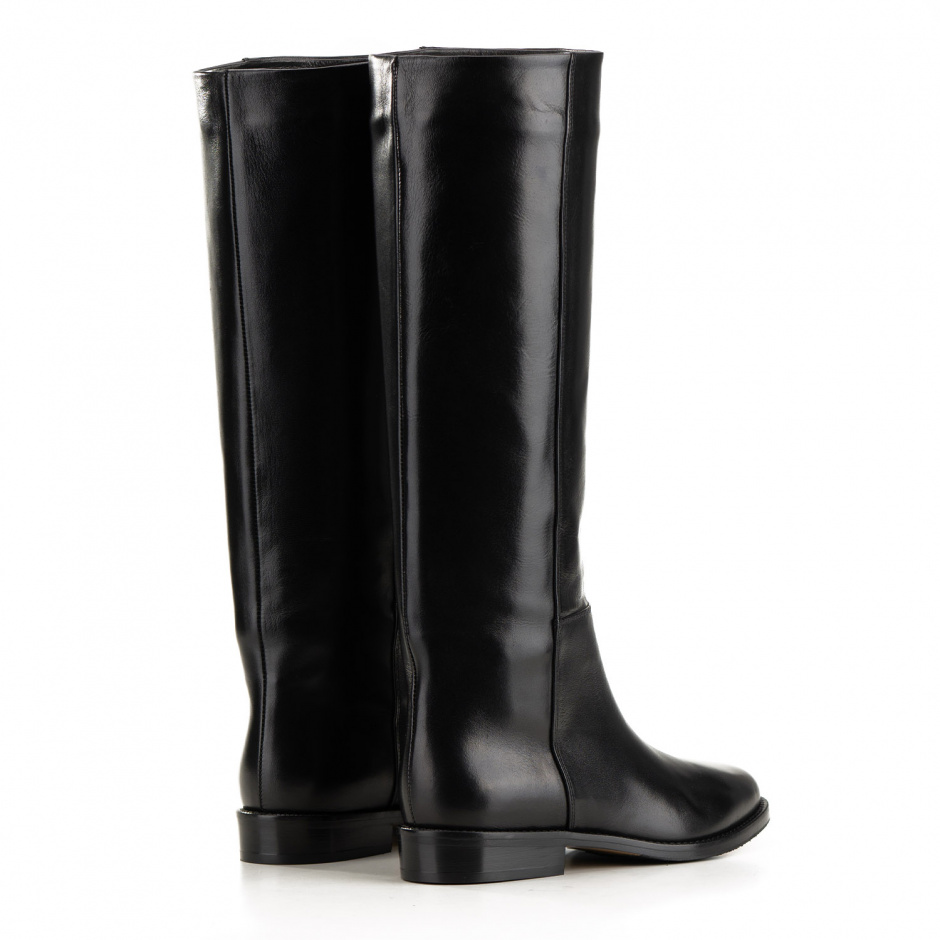 Le Pepe Women's Knee High Boots in Leather - look 4