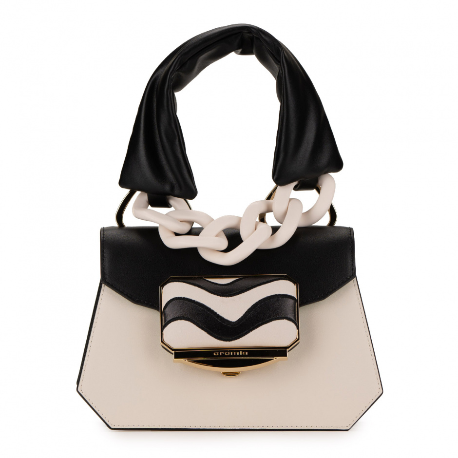 Cromia Women's Two Tone Handbag - look 1