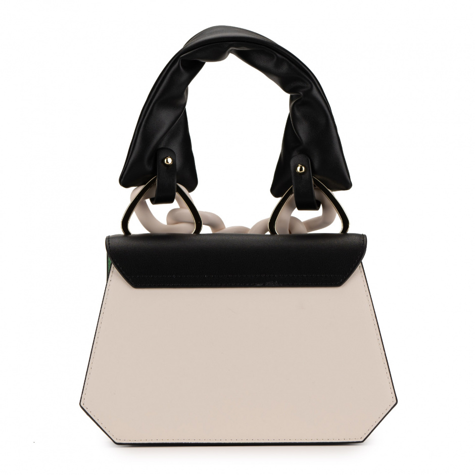 Cromia Women's Two Tone Handbag - look 3