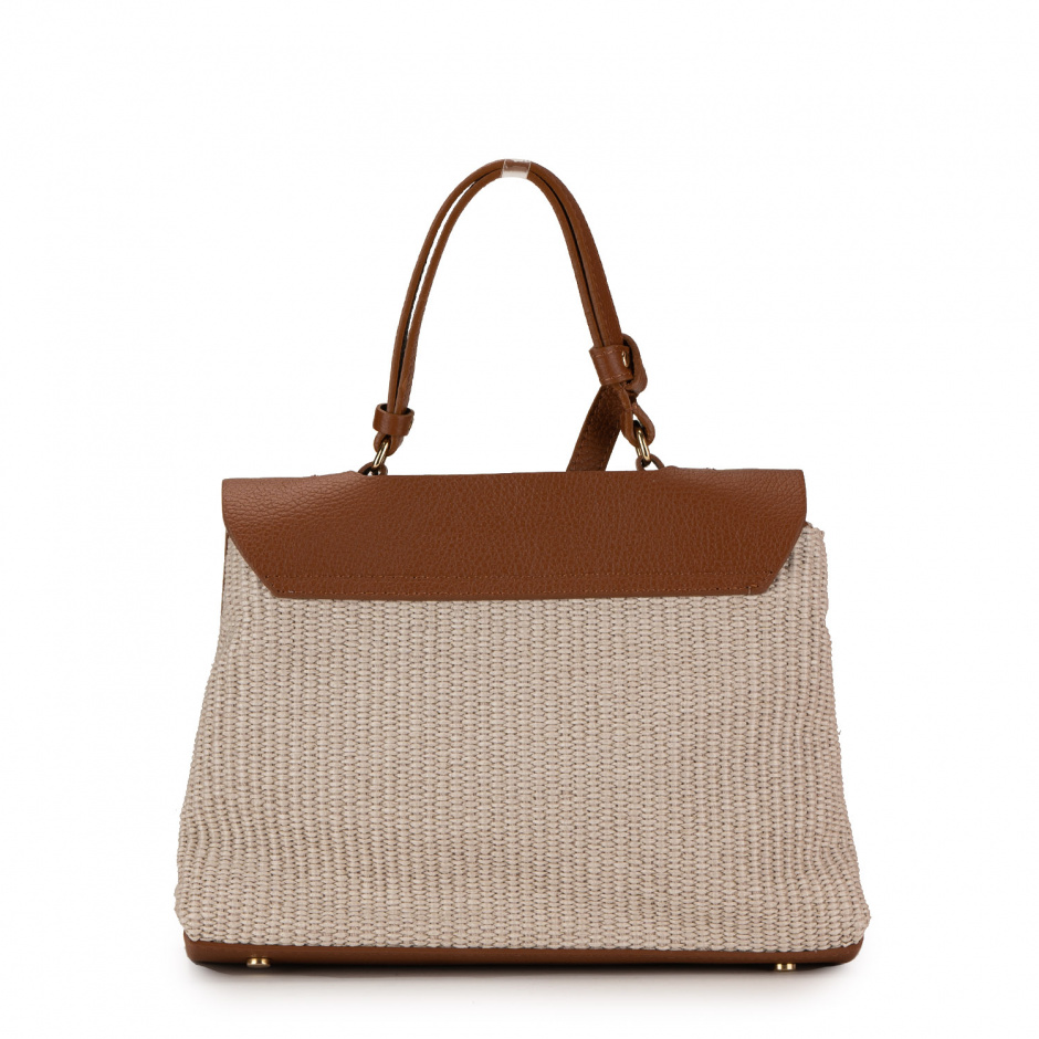 Cromia Women's Brown Cover Flap Bag - look 3