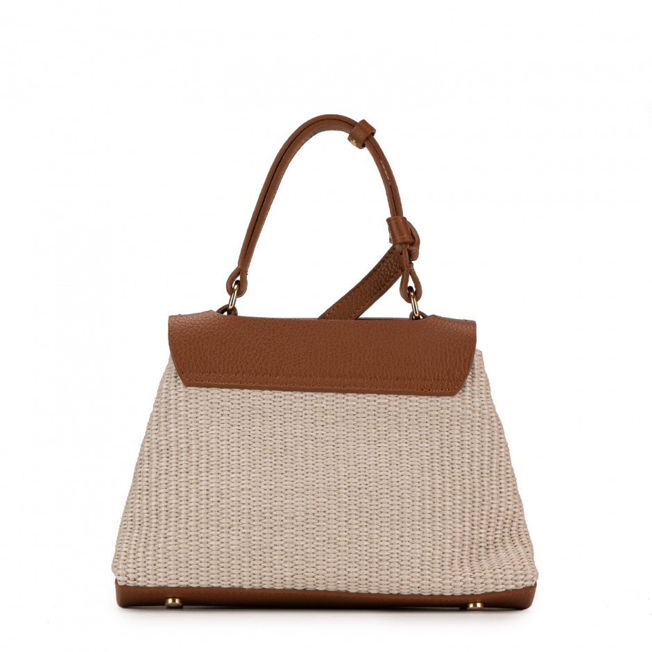 Cromia Women's Brown Cover flap Bag - look 3