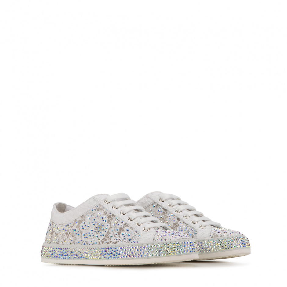 Le Silla Sneakers Claire with crystals - look 4