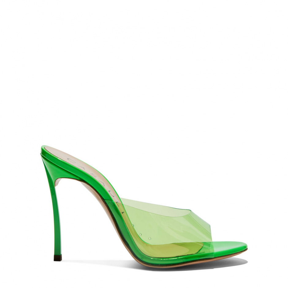 Casadei Women's BLADE Heeled Green Sandals - look 1