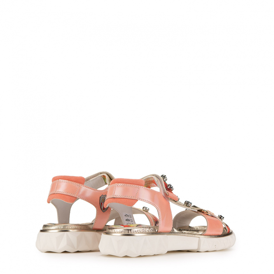 New Italia Shoes Women's Sandals in Leather - look 3