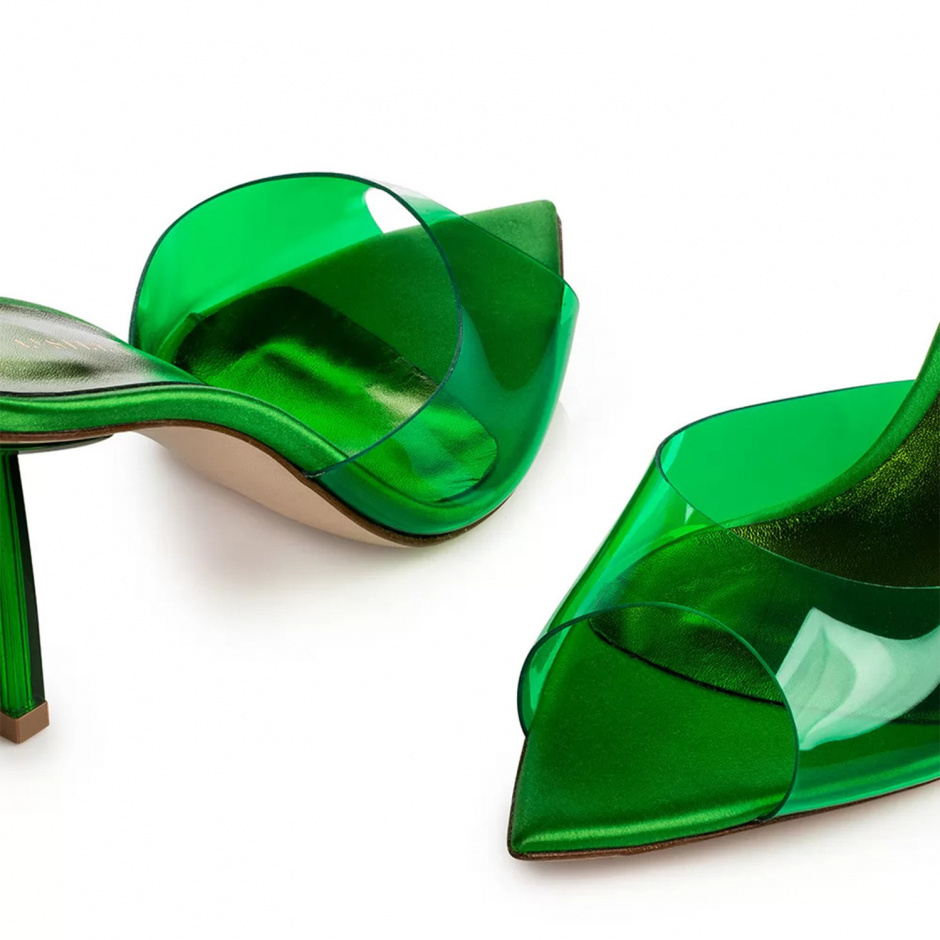 Le Silla Women's High Heel Green Sandals - look 4