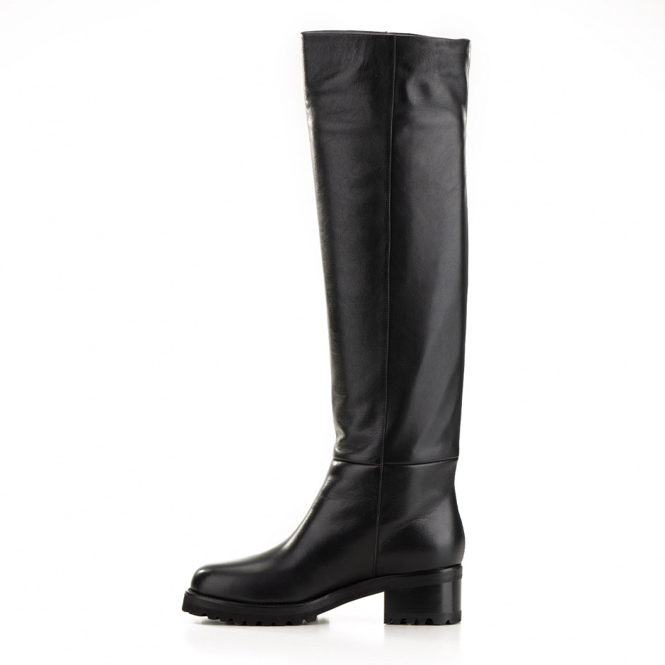 Le Pepe Women's Black Over-the-Knee Boots - look 3