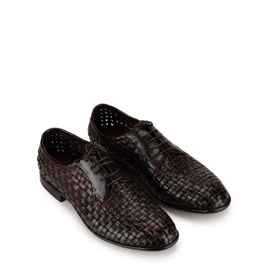 LEMARGO Men's Brown Formal Shoes - look 2