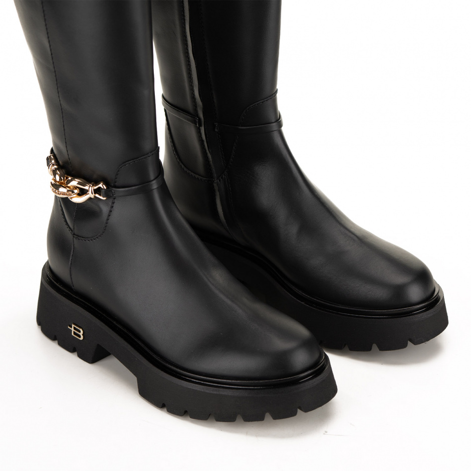 Baldinini Women's boots with golden element - look 4