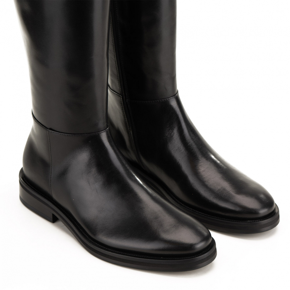Fabi Women's Black Knee High Boots - look 5