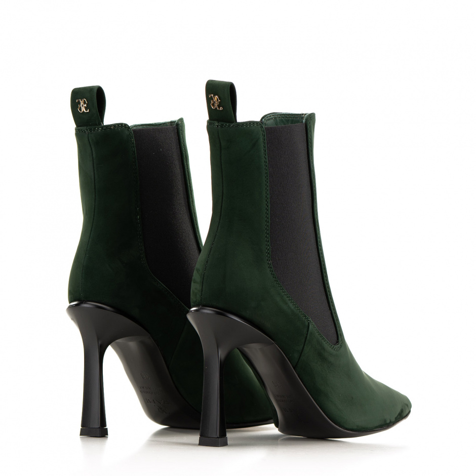 Fabi Women's Green Ankle Boots - look 3