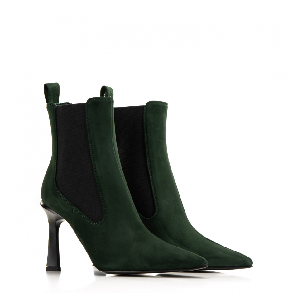 Fabi Women's Green Ankle Boots - look 4