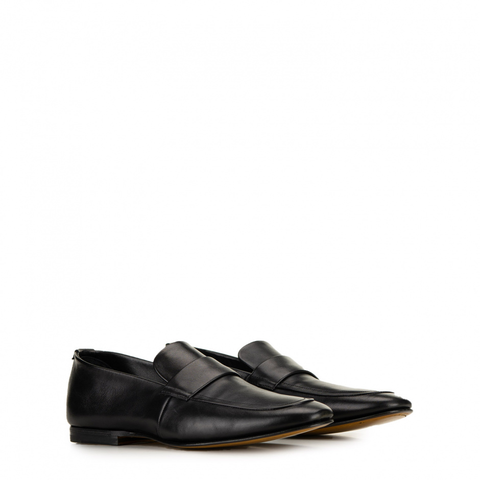Fabi Men's black shoes in leather - look 3