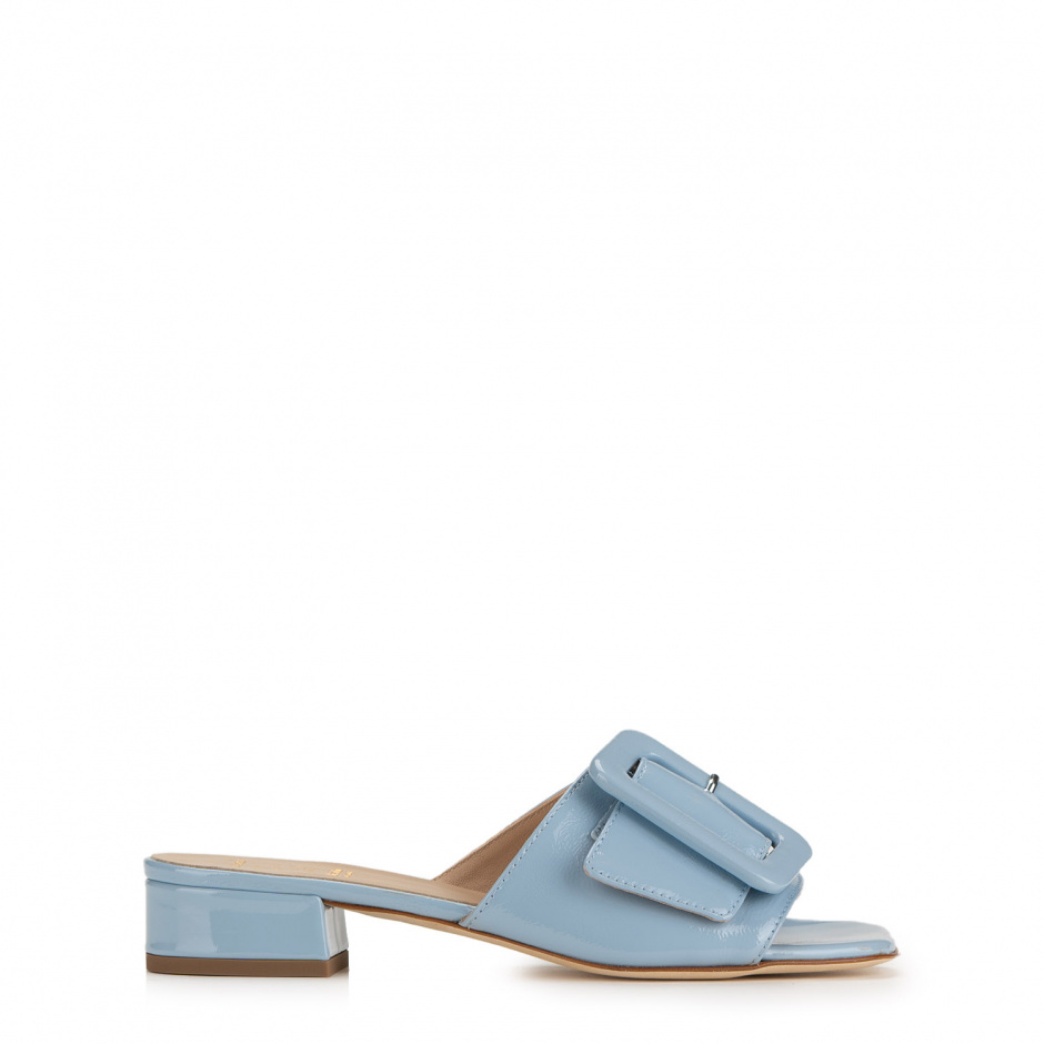 Luca Grossi Women's Blue Slides - look 1