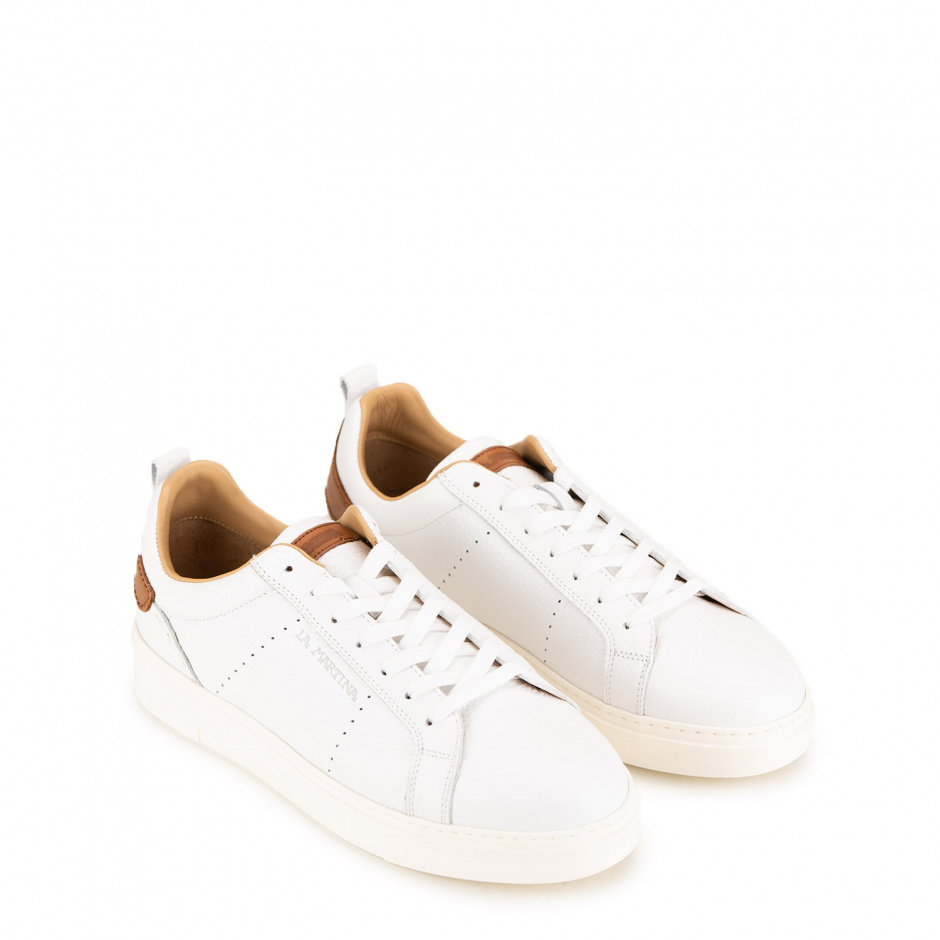 La Martina Men's White Sneakers - look 2