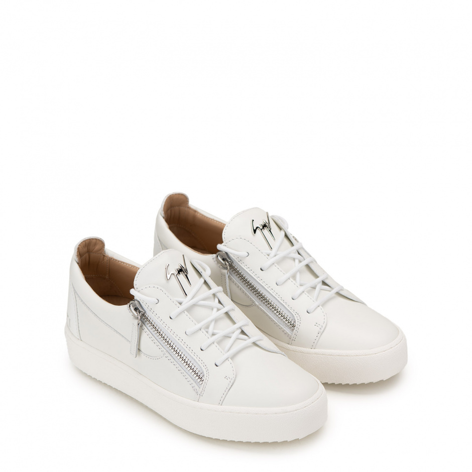 Giuseppe Zanotti Men's White Sneakers - look 2