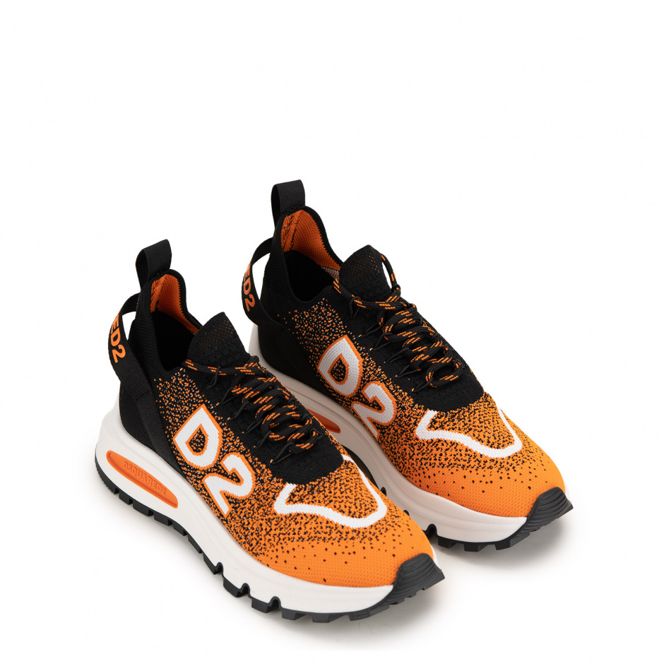 Dsquared2 Men's Orange Sneakers - look 2