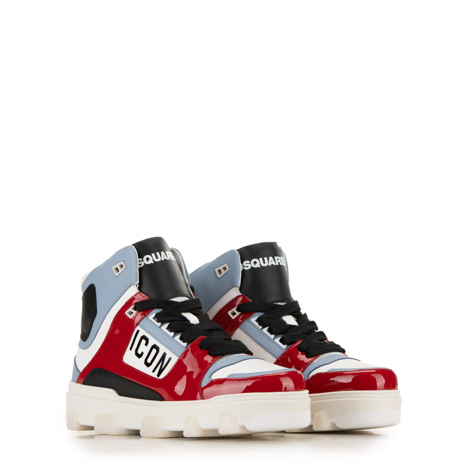 Dsquared2 Men's leather sneakers - look 3