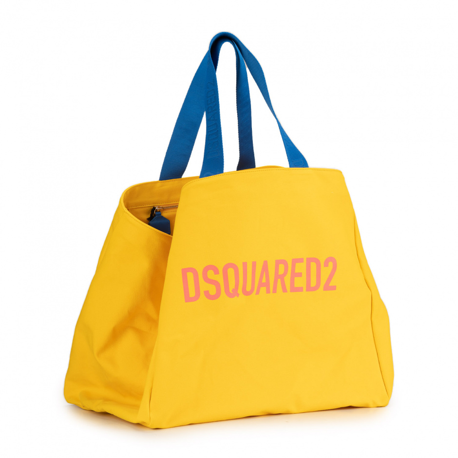 Dsquared2 Women's Yellow Shopper Bag - look 2
