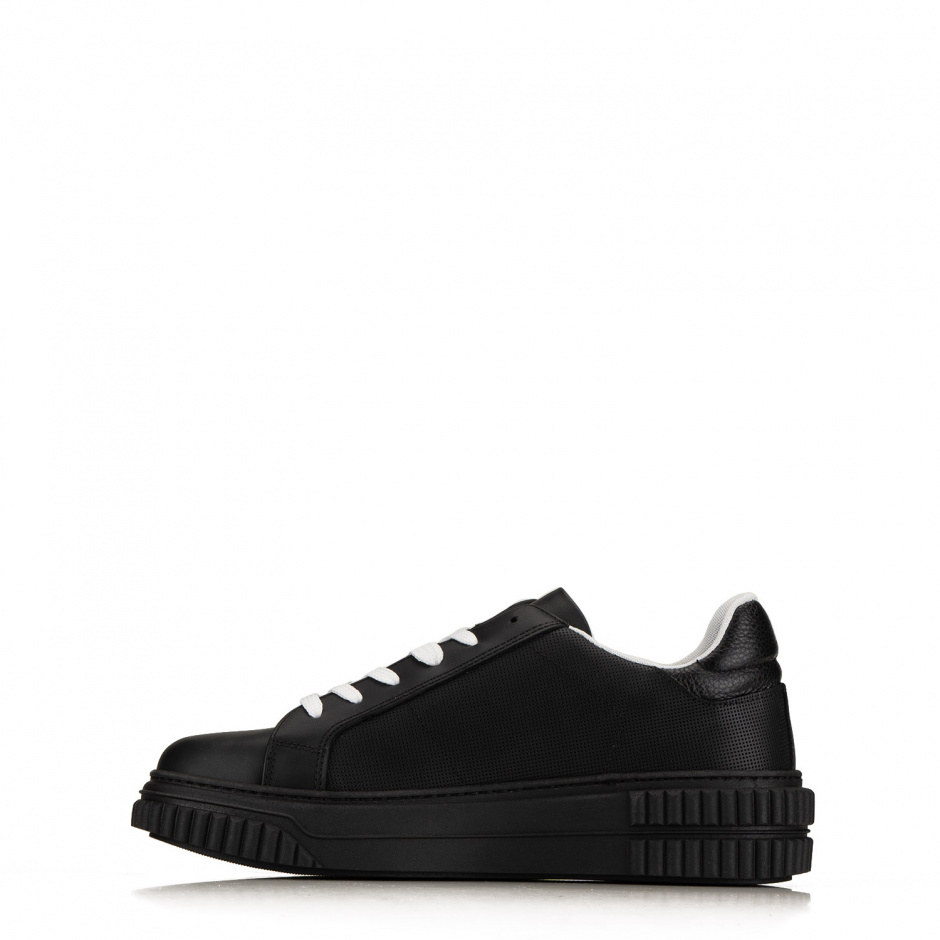 Baldinini Men's Black Sneakers - look 4