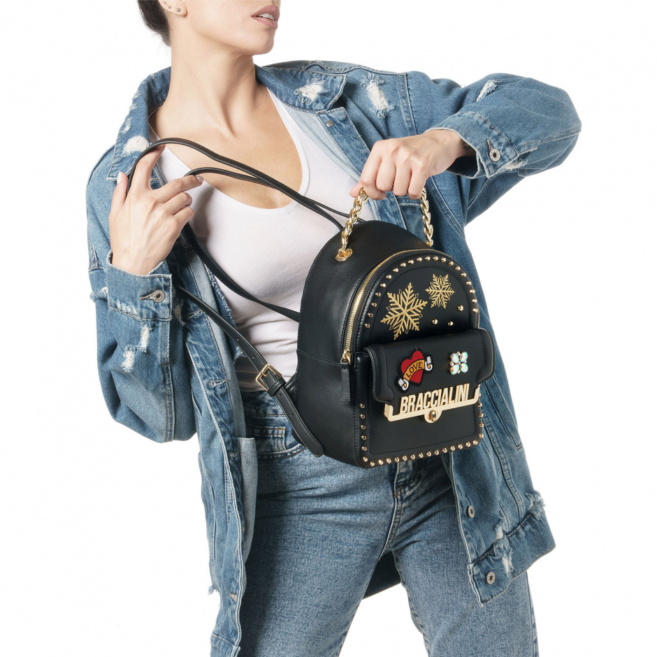 Braccialini Women's Backpack ROCK - look 4